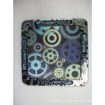 Made 3D Lenticular Puzzle mit Magneten zurück